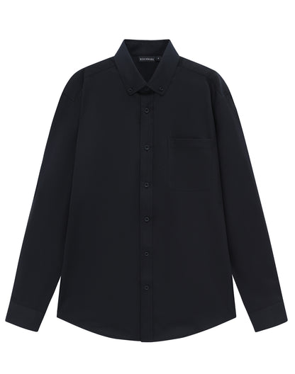 Winning Spirit - Mens Smart Casual Cotton Blend L/S Shirt - M7009L