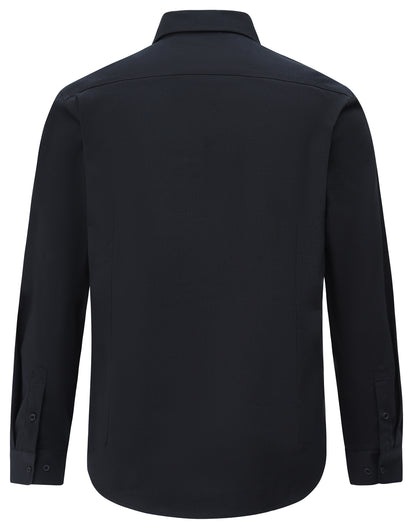 Winning Spirit - Mens Smart Casual Cotton Blend L/S Shirt - M7009L