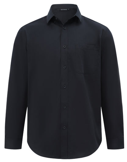Winning Spirit - Mens Smart Casual Cotton Blend L/S Shirt - M7009L