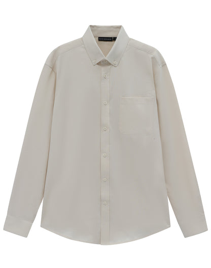 Winning Spirit - Mens Smart Casual Cotton Blend L/S Shirt - M7009L