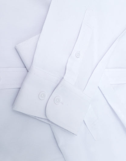 Winning Spirit - Mens Smart Casual Cotton Blend L/S Shirt - M7009L