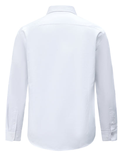 Winning Spirit - Mens Smart Casual Cotton Blend L/S Shirt - M7009L