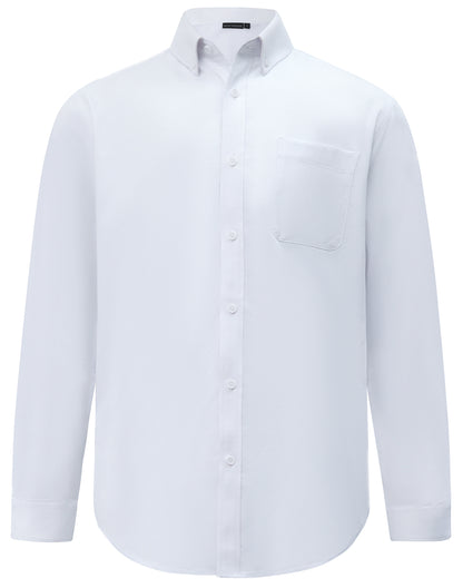 Winning Spirit - Mens Smart Casual Cotton Blend L/S Shirt - M7009L