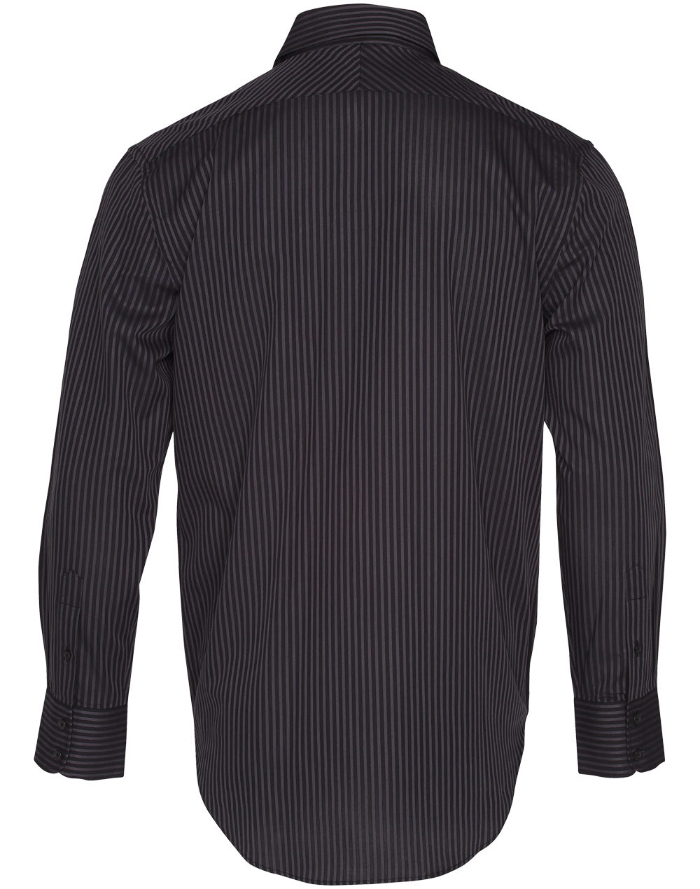 Winning Spirit -Men's Dobby Stripe Long Sleeve Shirt-M7132