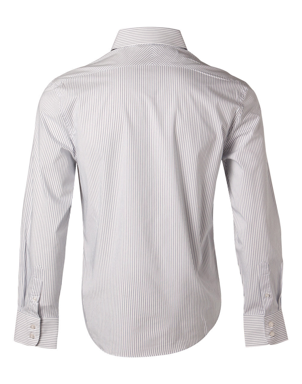 Winning Spirit-Men's Ticking Stripe Long Sleeve Shirt-M7200L