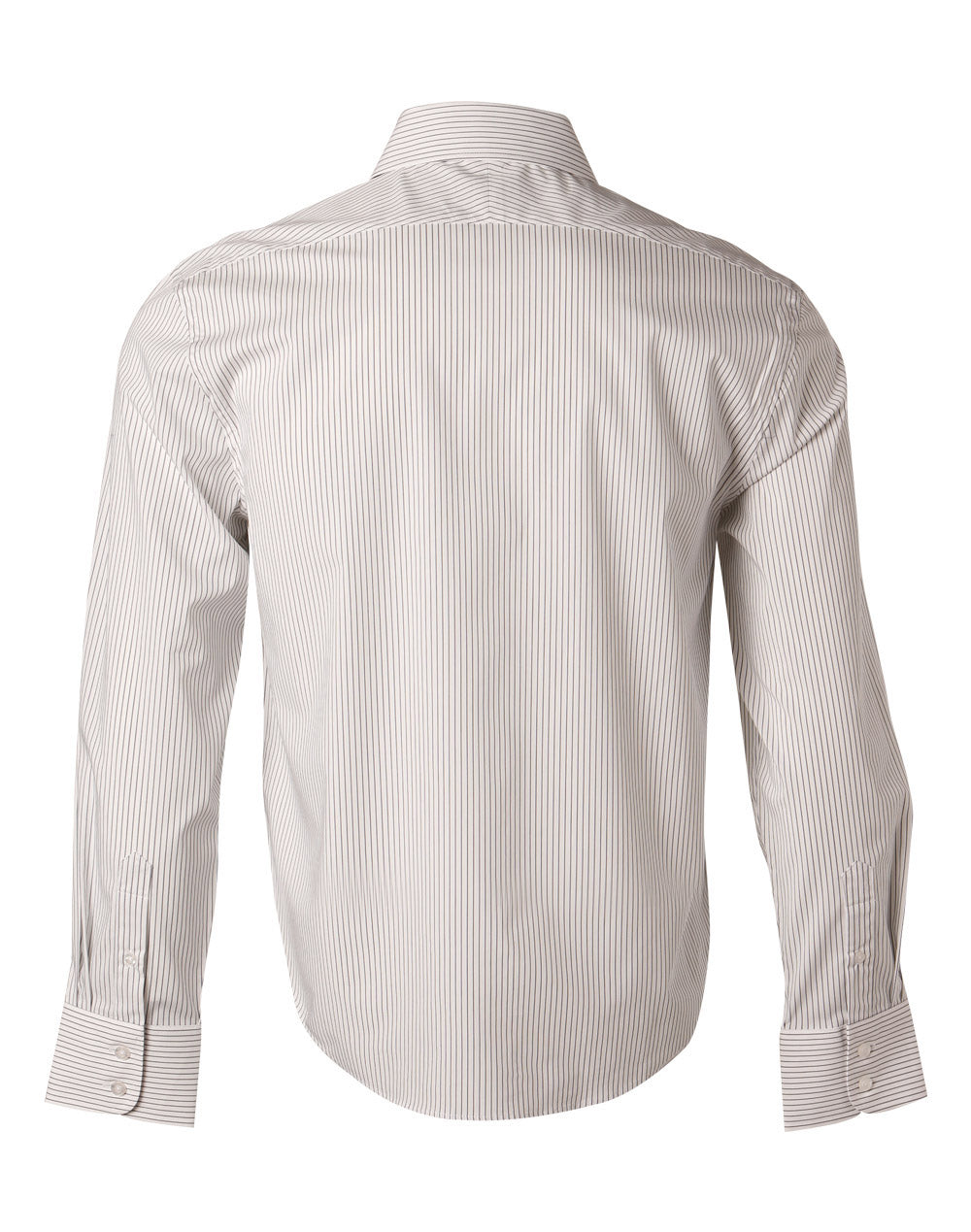 Winning Spirit-Men's Ticking Stripe Long Sleeve Shirt-M7200L