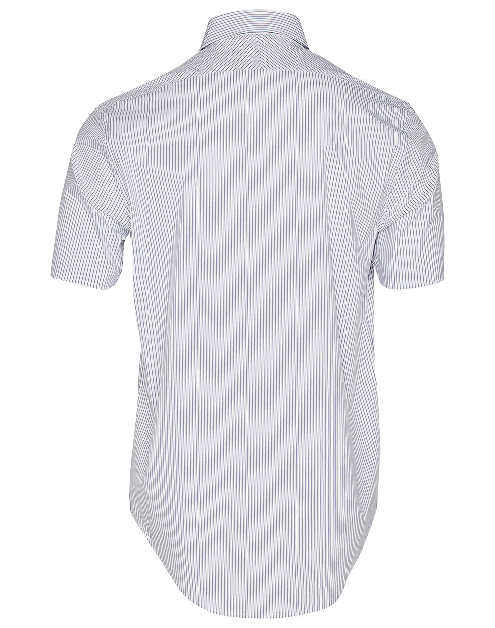Winning Spirit -Men's Ticking Stripe Short Sleeve Shirt-M7200S