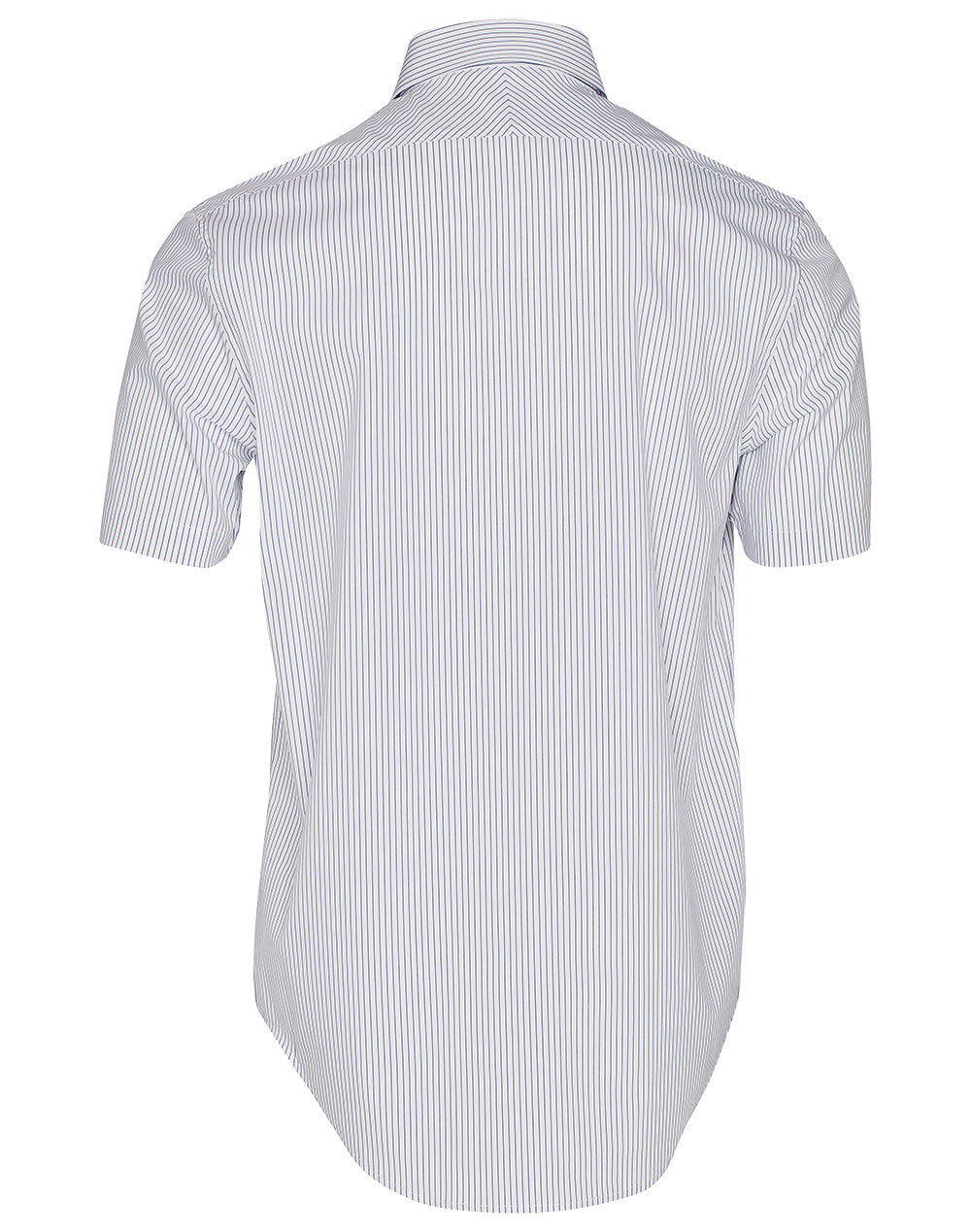Winning Spirit -Men's Ticking Stripe Short Sleeve Shirt-M7200S
