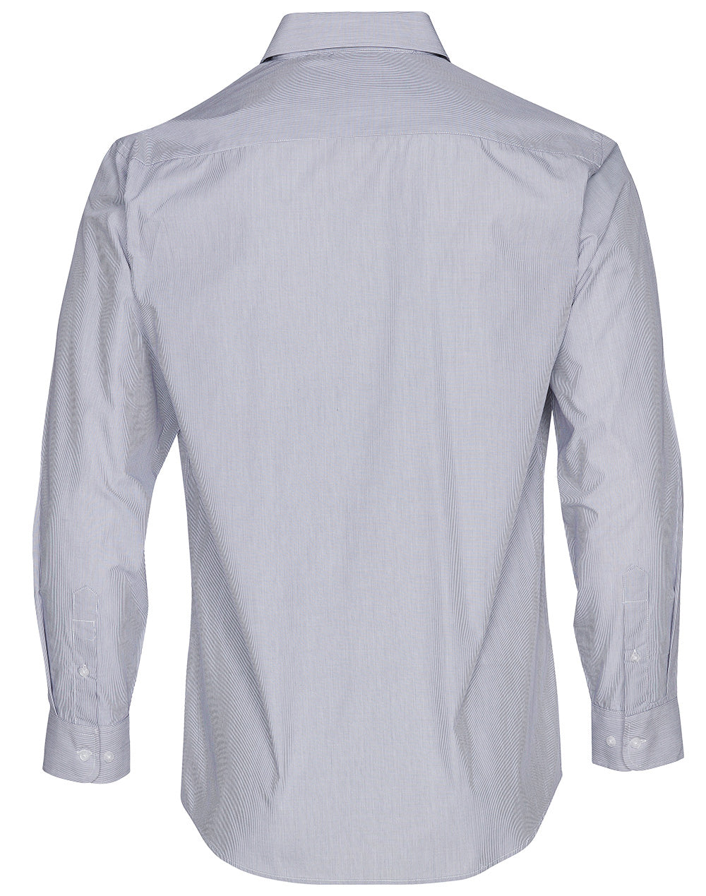 Winning Spirit-Men's Fine Stripe Long Sleeve Shirt-M7212