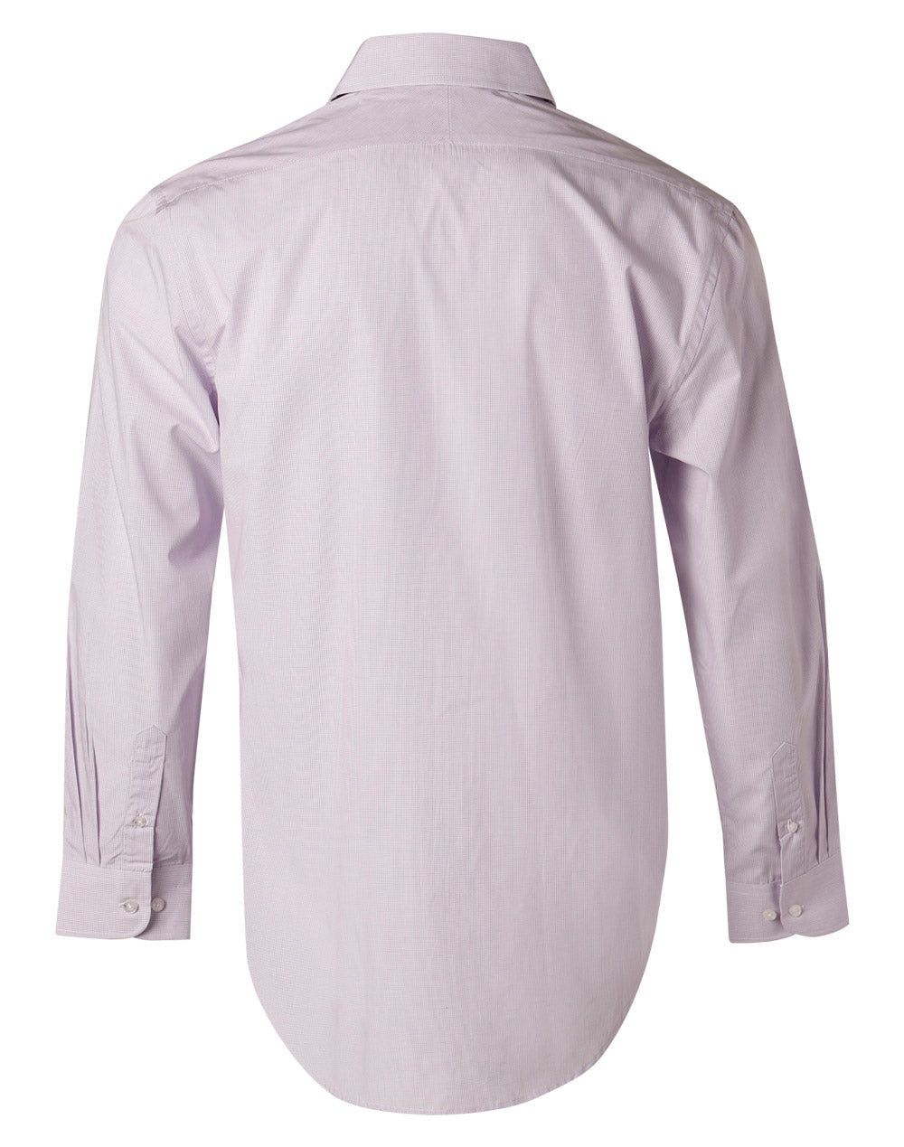 Winning Spirit-Men's Mini Check Long Sleeve Shirt -M7360L