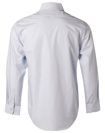 Winning Spirit-Men's Mini Check Long Sleeve Shirt -M7360L