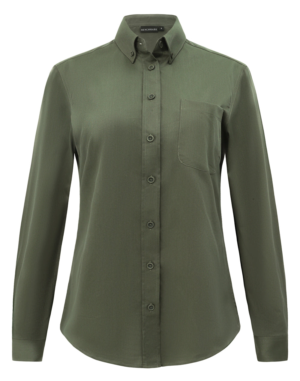 Winning Spirit - Womens Smart Casual Cotton Blend L/S Shirt - M8009L