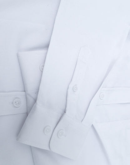 Winning Spirit - Womens Smart Casual Cotton Blend L/S Shirt - M8009L