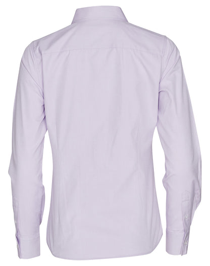 Winning Spirit-Women's CVC Oxford Long Sleeve Shirt -M8040L