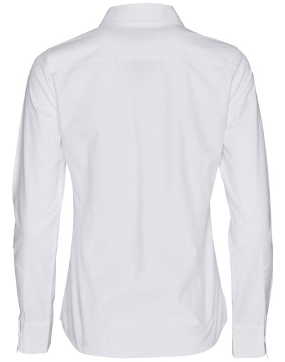 Winning Spirit-Women's CVC Oxford Long Sleeve Shirt -M8040L