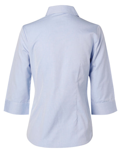 Winning Spirit-Women's CVC Oxford 3/4 Sleeve Shirt-M8040Q