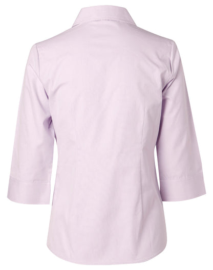 Winning Spirit-Women's CVC Oxford 3/4 Sleeve Shirt-M8040Q