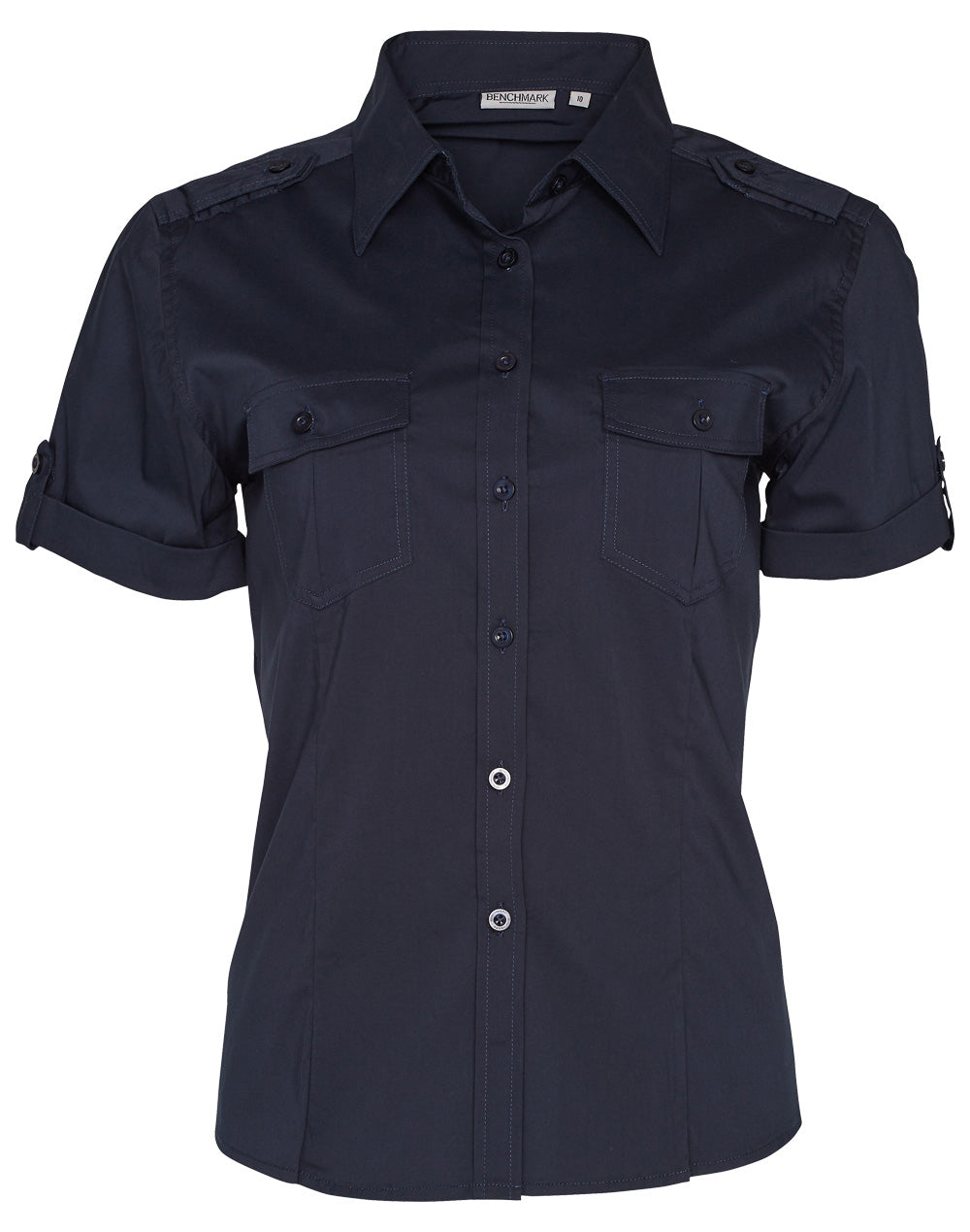 Winning Spirit-Women's Short Sleeve Military Shirt-M8911