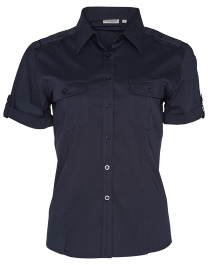 Winning Spirit-Women's Short Sleeve Military Shirt-M8911
