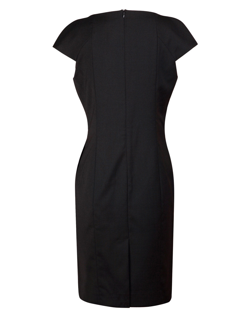 Winning Spirit-Ladies’ Wool Blend Stretch Cap Sleeve Dress-M9281