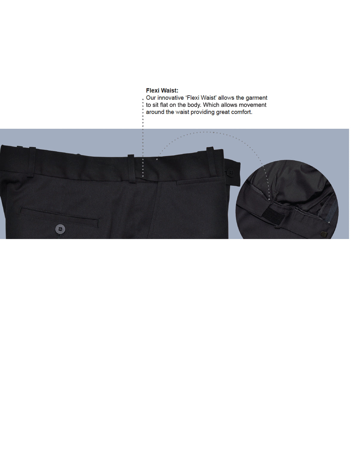 Winning Spirit-Women's Wool Blend Stretch Slim Leg Flexi Waist Pants -M9400