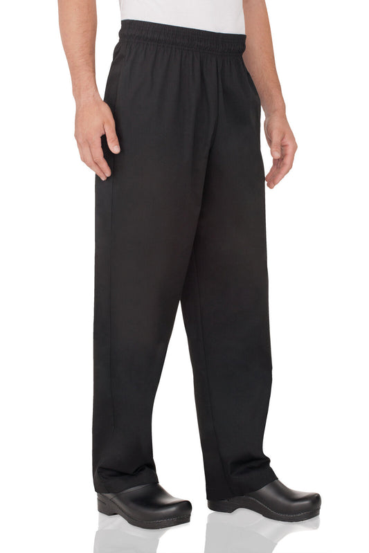 Chef Works - Essential Baggy Chef Pants - Black - NBBP