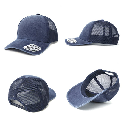 Grace Collection - Seamless Front Washed Mesh Cap - OG305