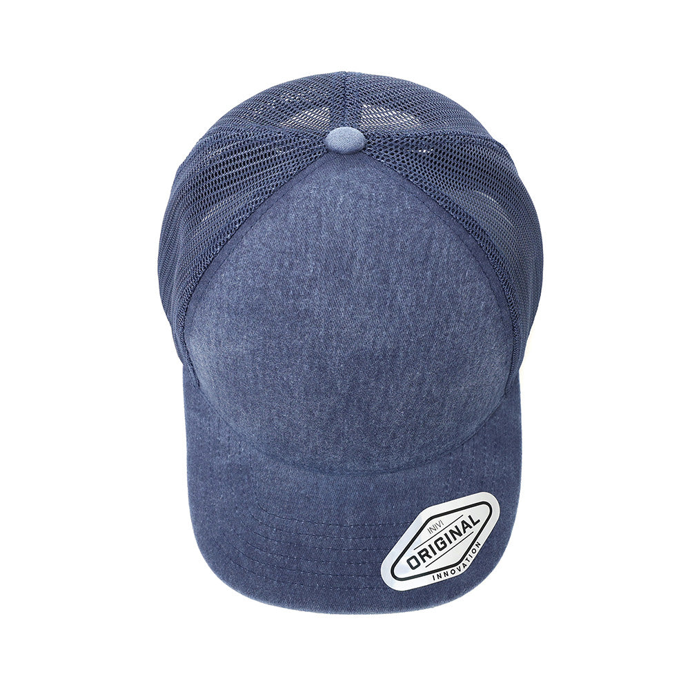 Grace Collection - Seamless Front Washed Mesh Cap - OG305