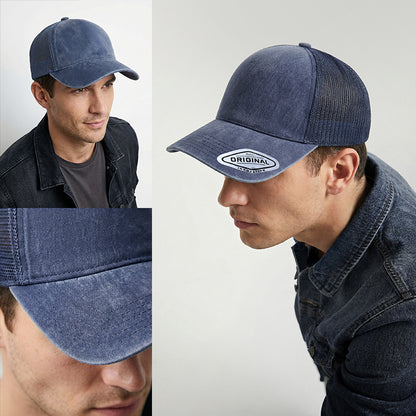 Grace Collection - Seamless Front Washed Mesh Cap - OG305