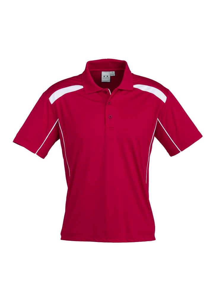 Biz Collection Mens United Short Sleeve Polo   P244MS