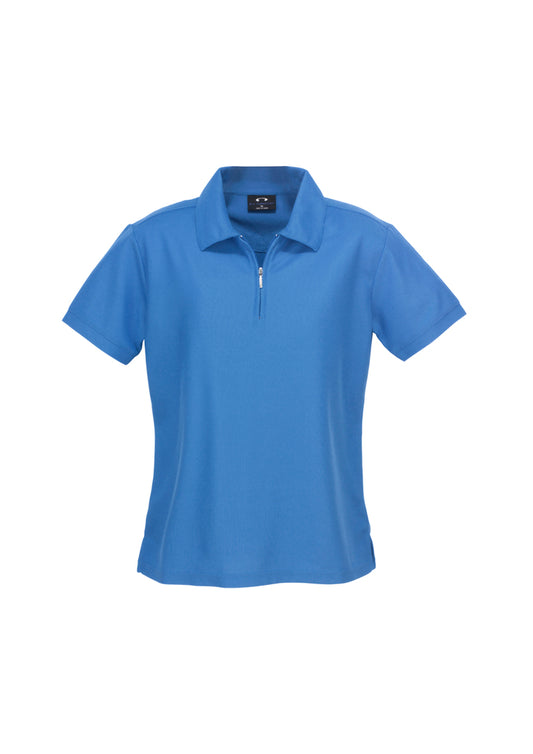 Biz Collection Ladies Micro Waffle Polo P3325