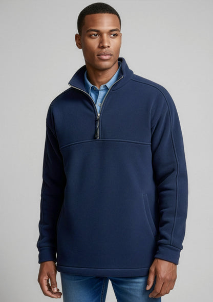 Biz Collection Mens Heavy Weight 1/2 Zip Poly Fleece-PF380