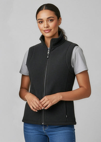 Biz Collection Ladies Plain Microfleece Vest-PF905