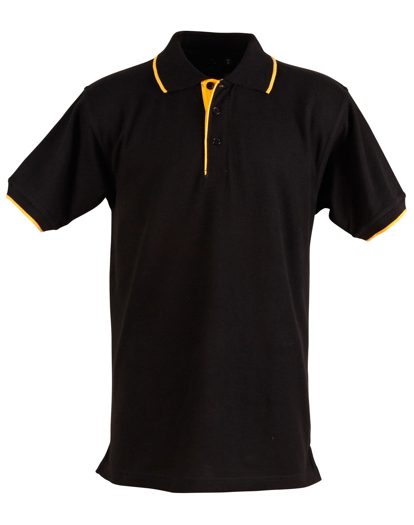 Winning Spirit -Men's Contrast Pique Short Sleeve Polo -PS08