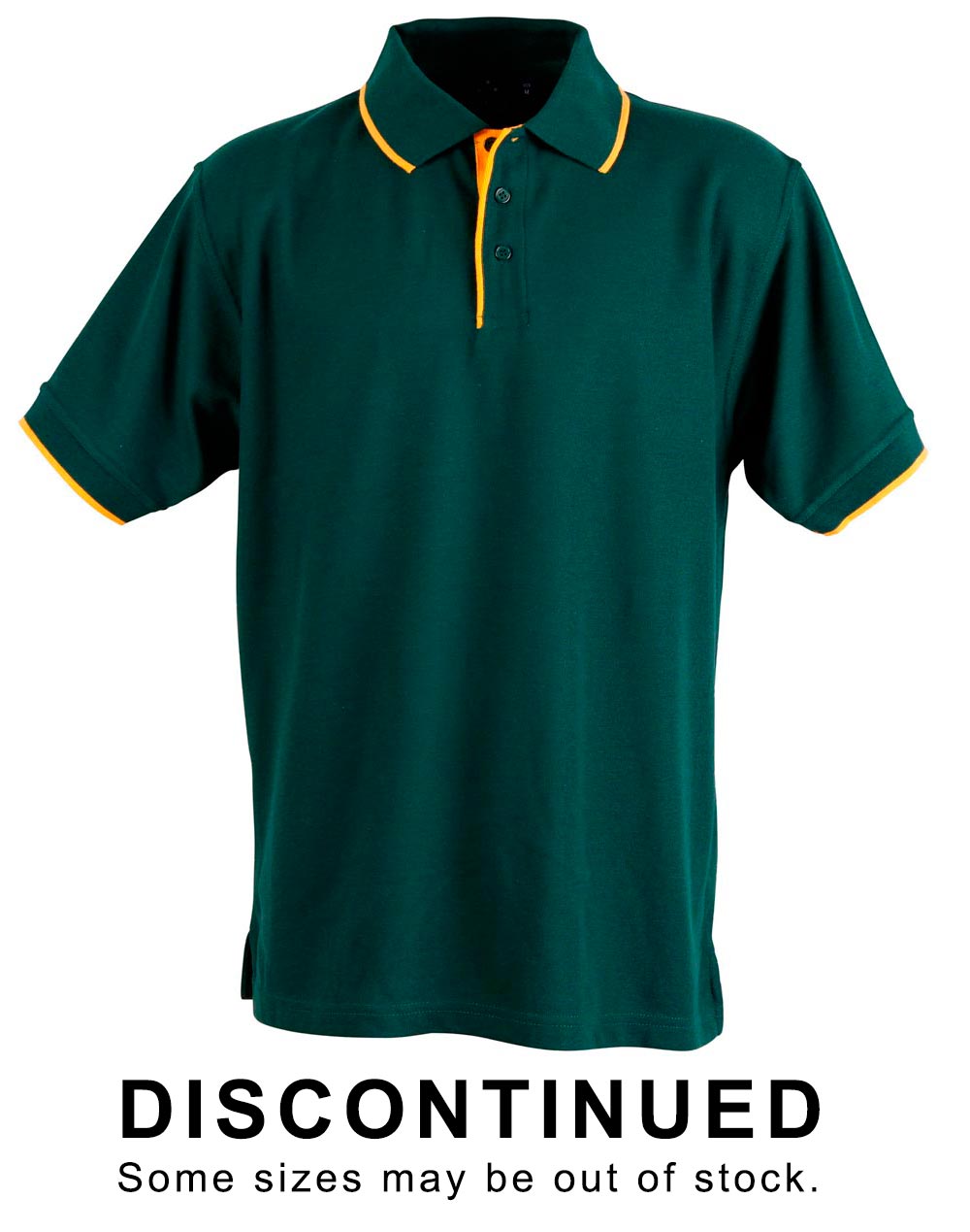 Winning Spirit -Men's Contrast Pique Short Sleeve Polo -PS08