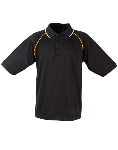 Winning Spirit-Men's CoolDry® Raglan Short Sleeve Contrast Polo-PS20-1st