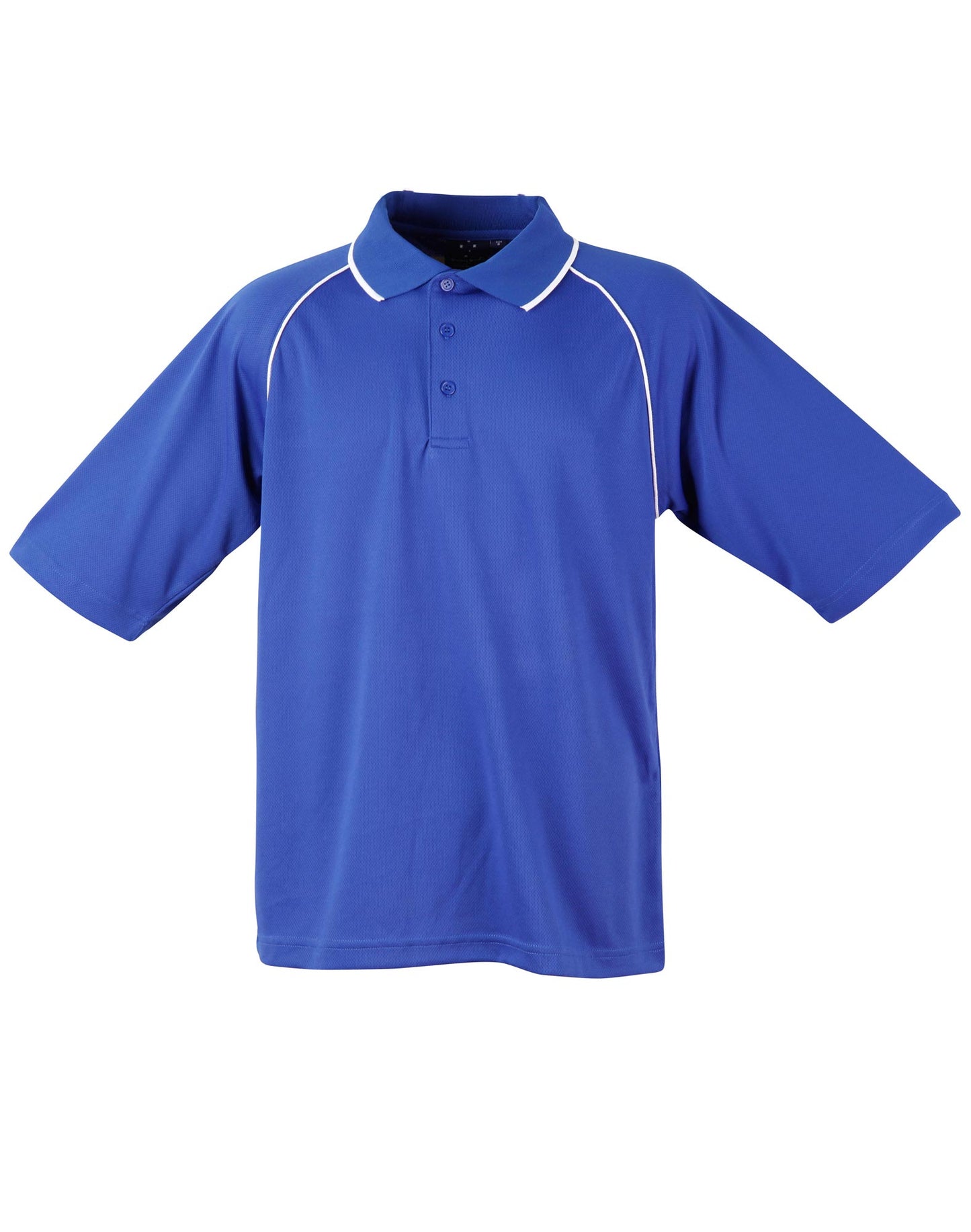 Winning Spirit-Men's CoolDry® Raglan Short Sleeve Contrast Polo-PS20-2nd