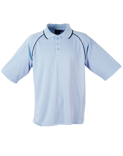 Winning Spirit-Men's CoolDry® Raglan Short Sleeve Contrast Polo-PS20-2nd