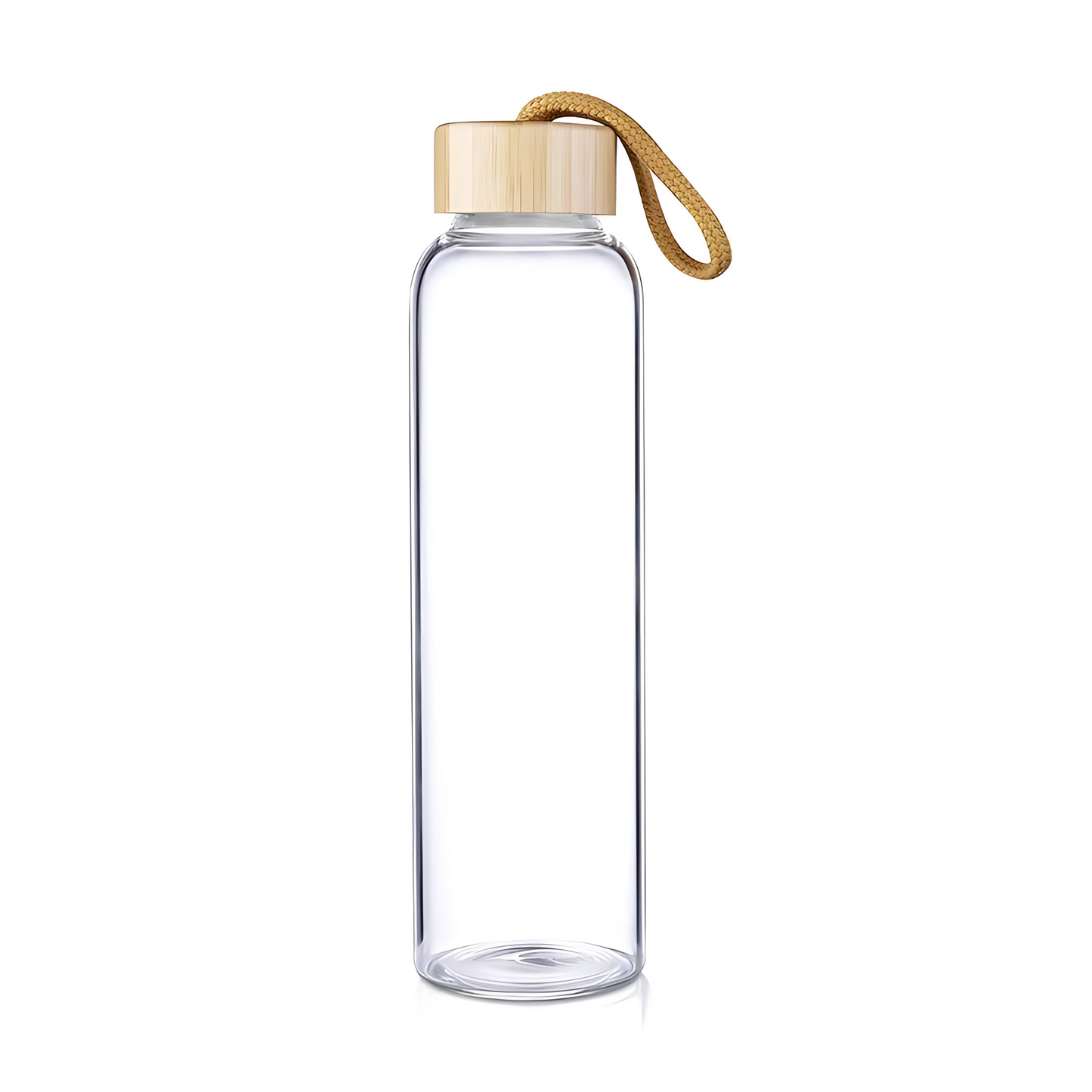 Intex - PS2401LB - Glass Fusion Bottle With Bamboo Lid - 600Ml