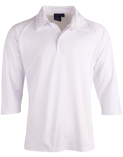 Winning Spirit-Men's 3/4 Sleeve Cricket Polo-PS29Q