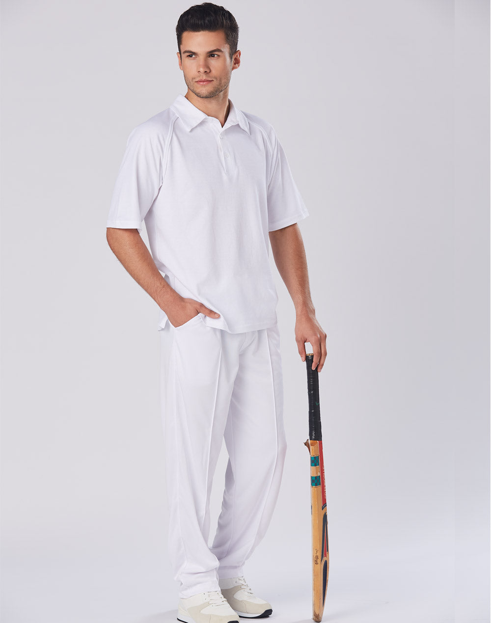 Winning Spirit-Men's Truedry Mesh Knit Short Sleeve Cricket Polo-PS29