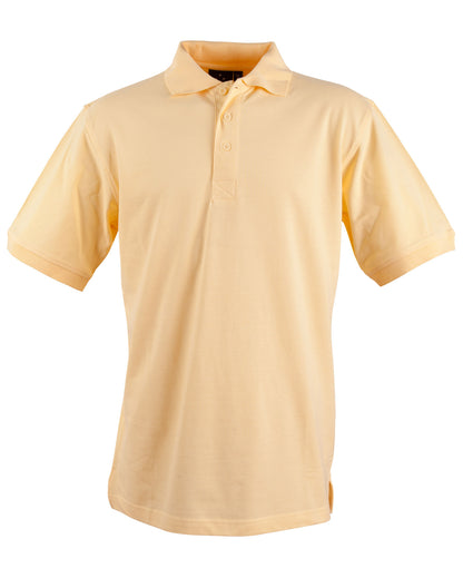 Winning Spirit-Men's Cotton Pique Knit Short Sleeve Polo-PS39