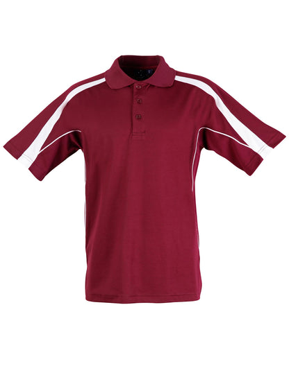 Winning Spirit-Mens  TrueDry Fashion Short Sleeve Polo-PS53-1st