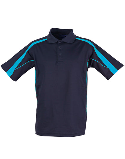 Winning Spirit-Mens  TrueDry Fashion Short Sleeve Polo-PS53-1st