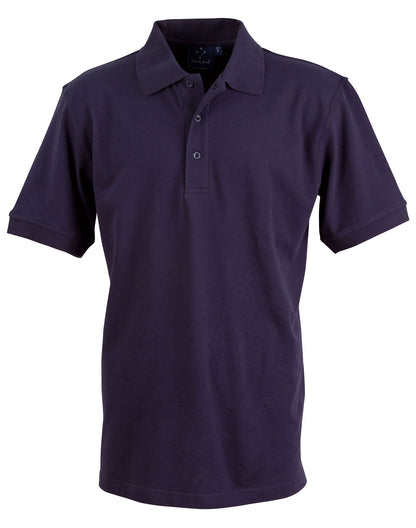 Winning Spirit -Men's Cotton Stretch Short Sleeve Polo-PS55