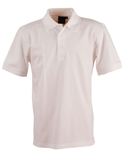 Winning Spirit -Men's Cotton Stretch Short Sleeve Polo-PS55