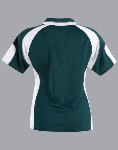 Winning Spirit -Ladies' CoolDry® Contrast Polo with Sleeve Panels-PS62-1st