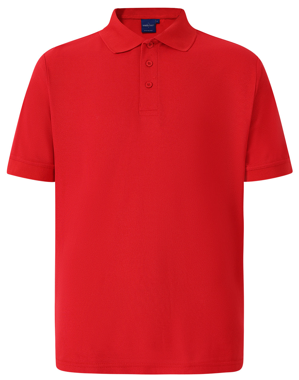 Winning Spirit-Men's TrueDry® Solid Colour Pique Polo -PS63-1st
