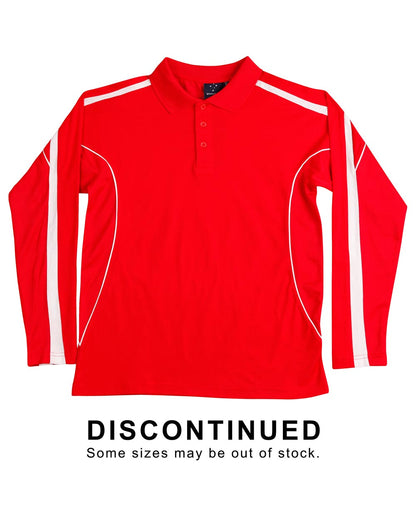 Winning Spiri-Men's TrueDry Fashion Long Sleeve Polo-PS69