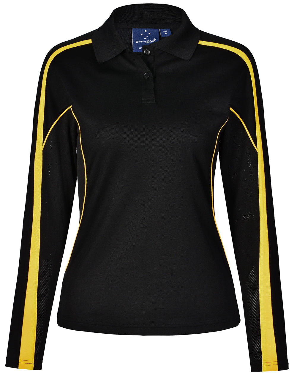 Winning Spirit-Ladies' TrueDry® Long Sleeve Polo-PS70